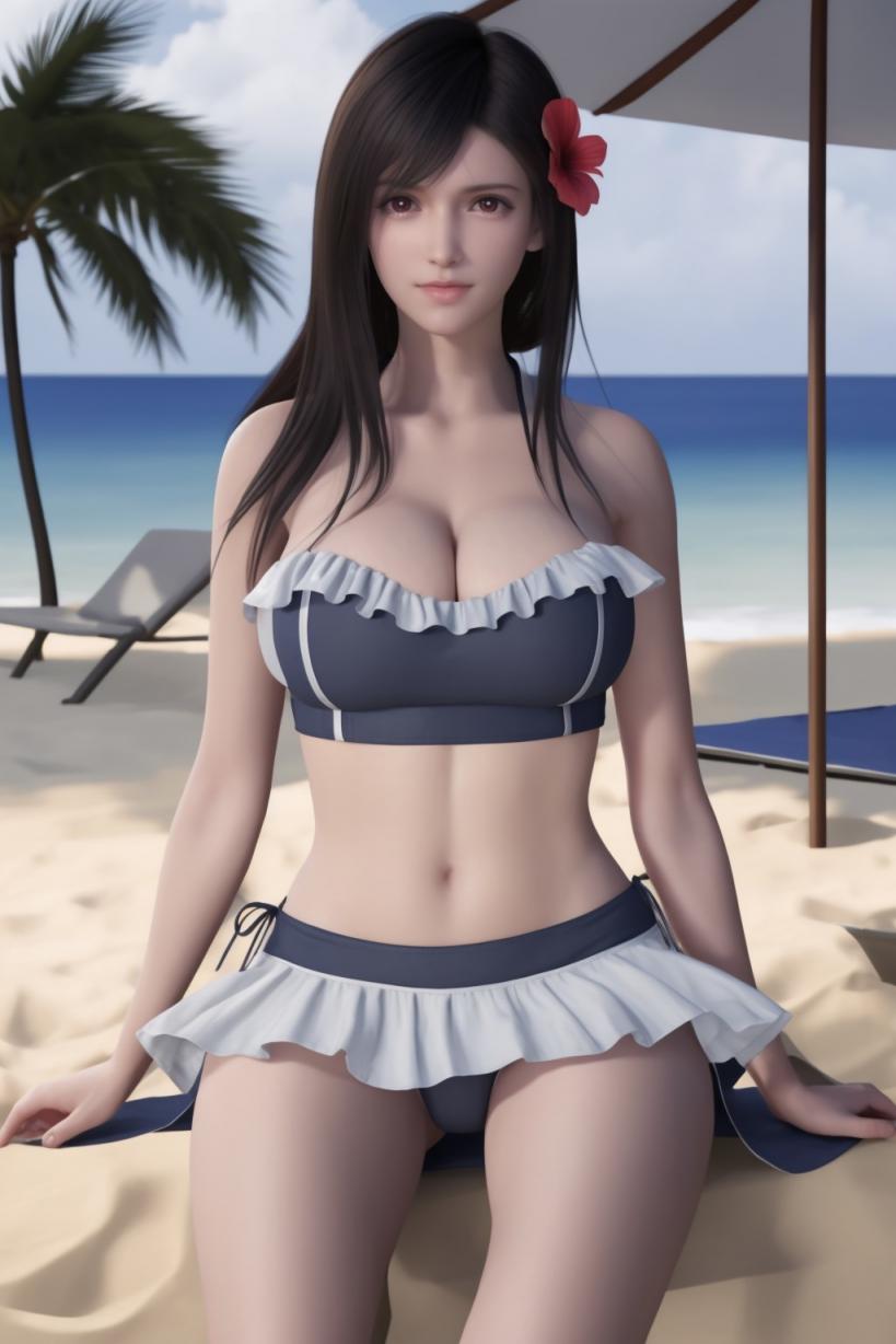 tifa in swimsuit-2