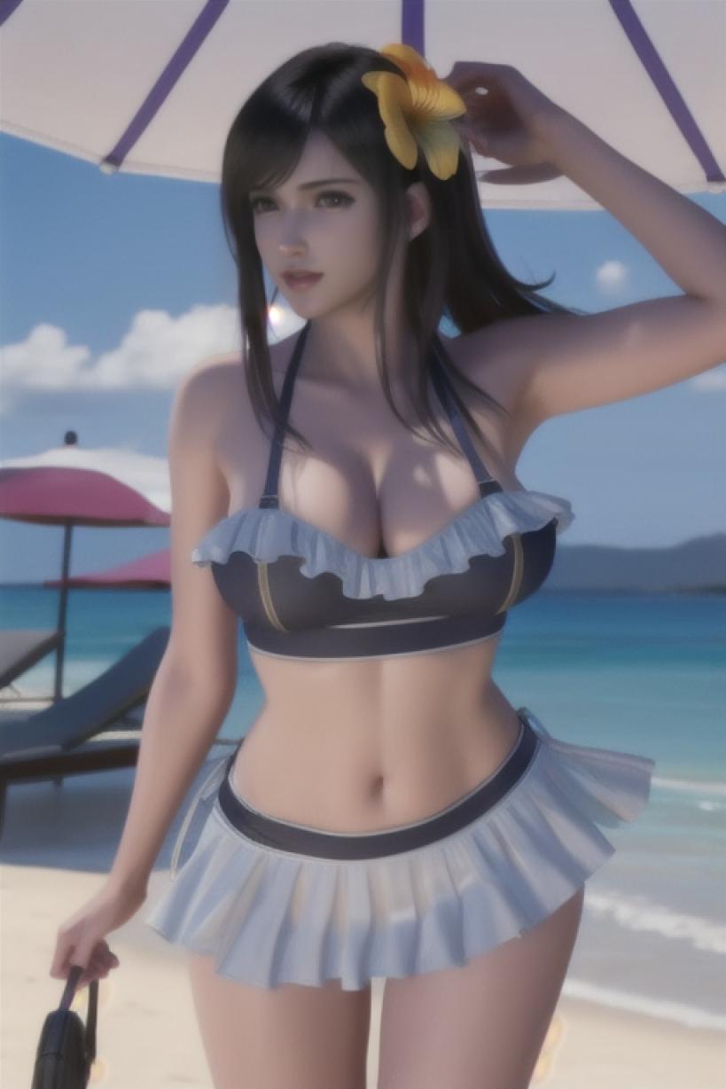 tifa in swimsuit-1