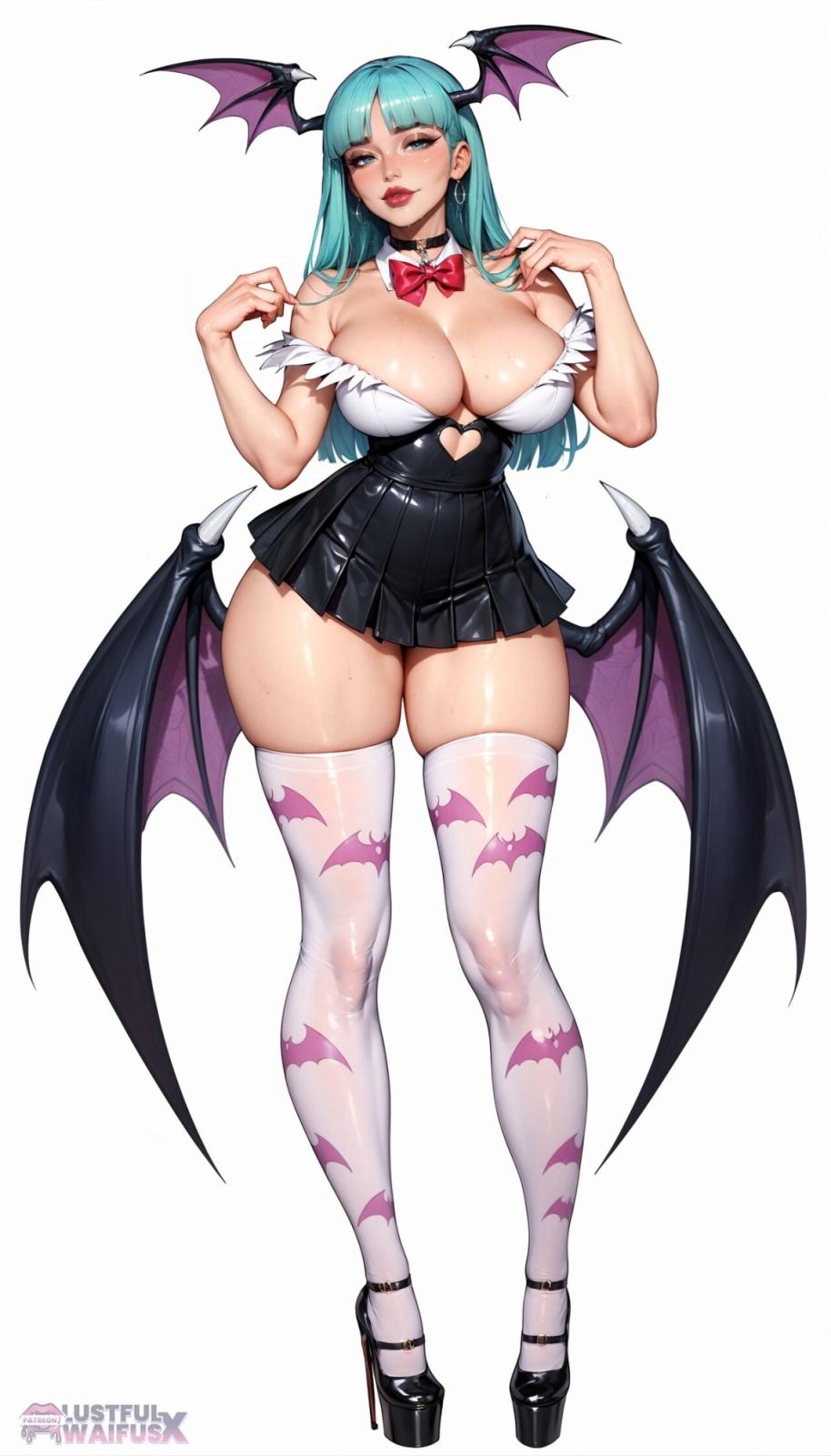 LustfulwaifuX - Morrigan Aensland Exam (AI Generated) ★PATREON★ 1