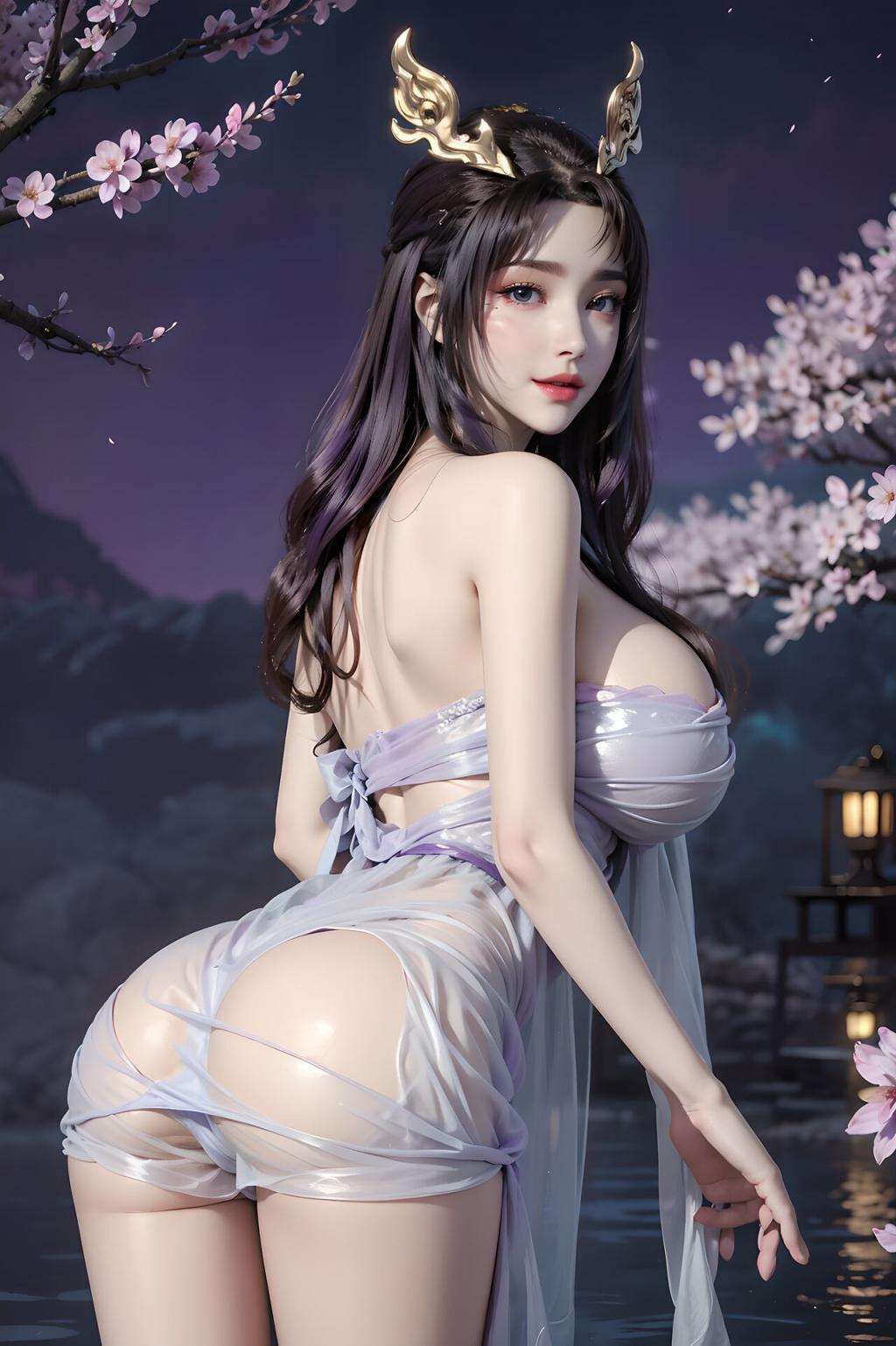 [AI Generated] 完 美 世 界 天狐仙子 薄紗 2