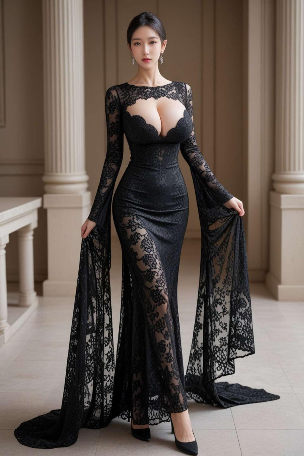 ★PATREON★ [Laika] Transparent Lace Dress 1