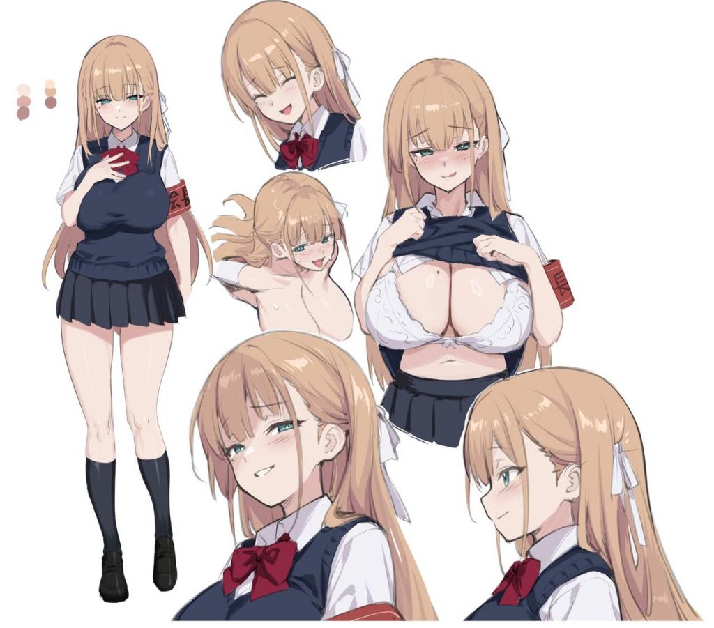 [TRY] 憧れの生徒會長が巨乳すぎる件 [無修正]