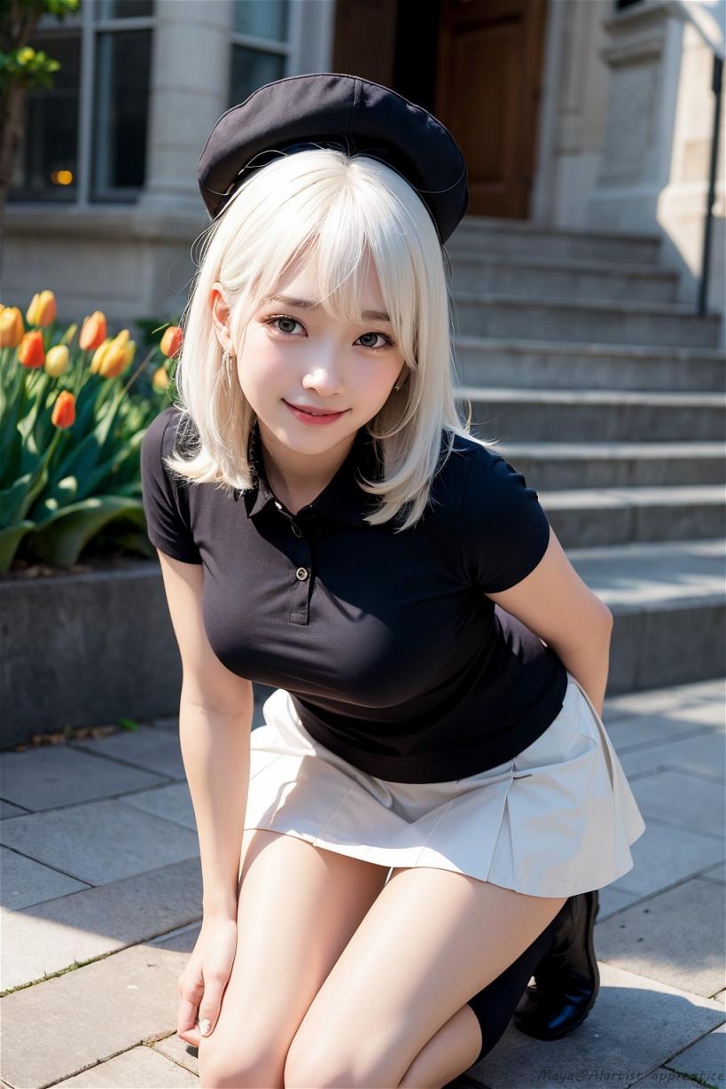 polo shirt girl