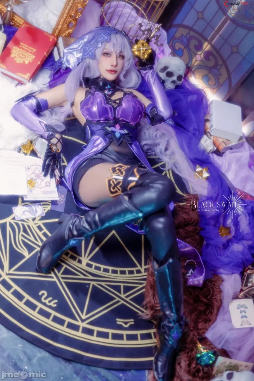 Byoru cosplay_Black_Swan_-_Honkai_Star_Rail (31P)