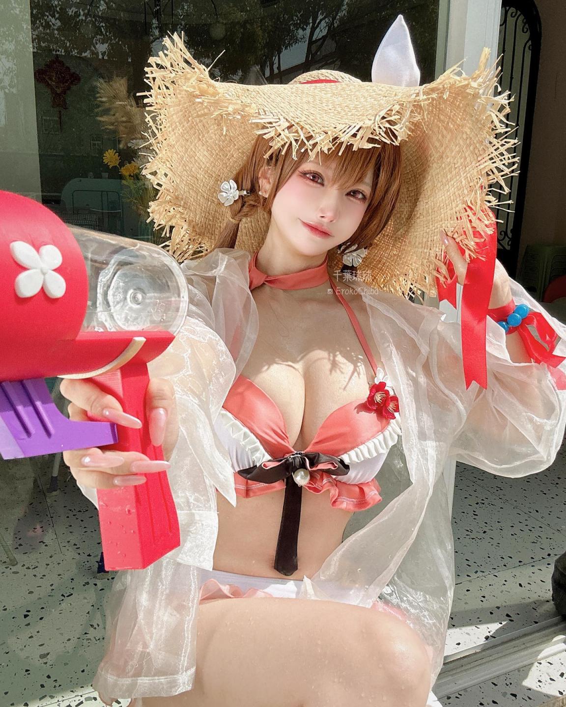 「Chuchu_Chiba」甜美正妹 有腿有胸太極品 (15P)