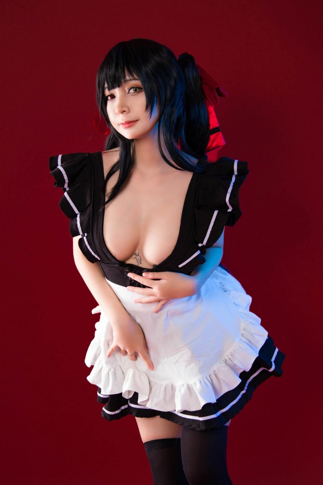 Umeko J - Kurumi Tokisaki Maid (75P