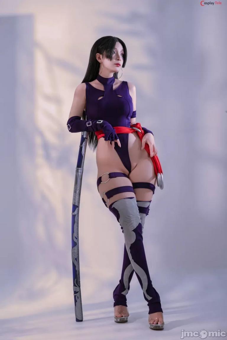 Umeko J cosplay Psylocke – Marvel Rivals (109P)