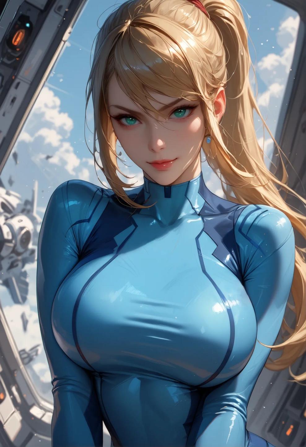 銀河戰士--薩姆斯·阿蘭[AI Generated]