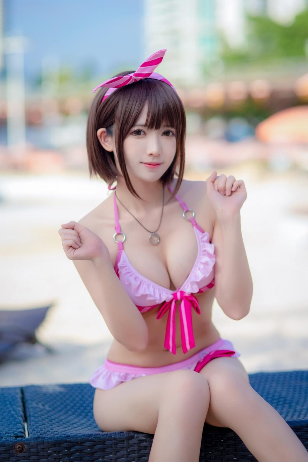 Eel Feier 鳗魚霏兒 - Kato Megumi Swimsuit 加藤惠泳裝 (20P