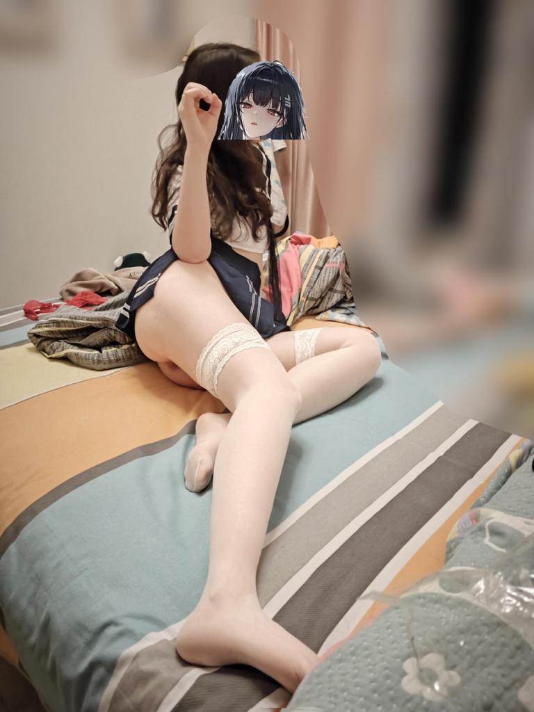 图片[37]-白色蕾絲襪一字馬厲害 (40P)-福利多多
