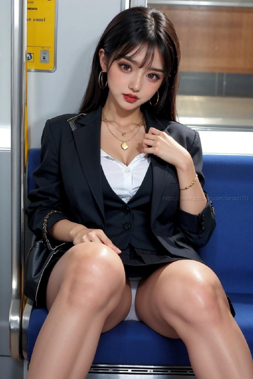 在火車上