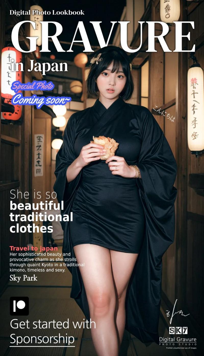 ★PATREON★ [Digital Gravure Model] She is so Beautiful in Traditional Clothes - 1