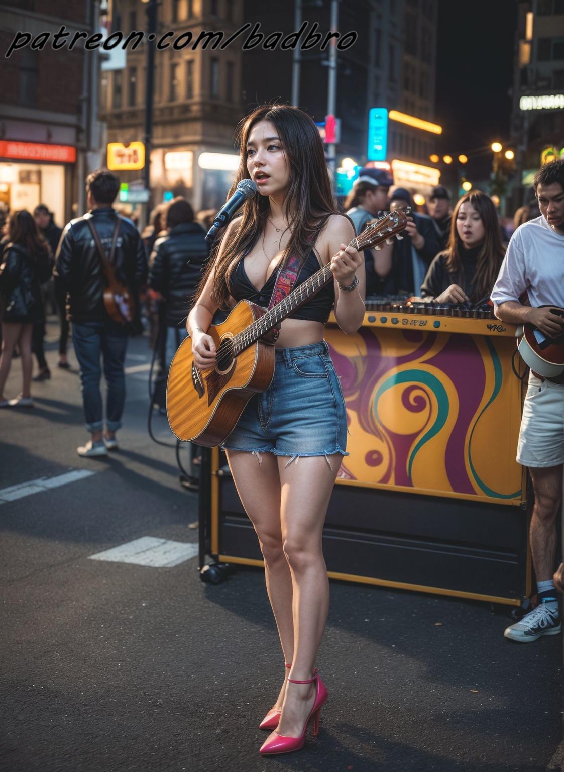 badbro_Busking girl