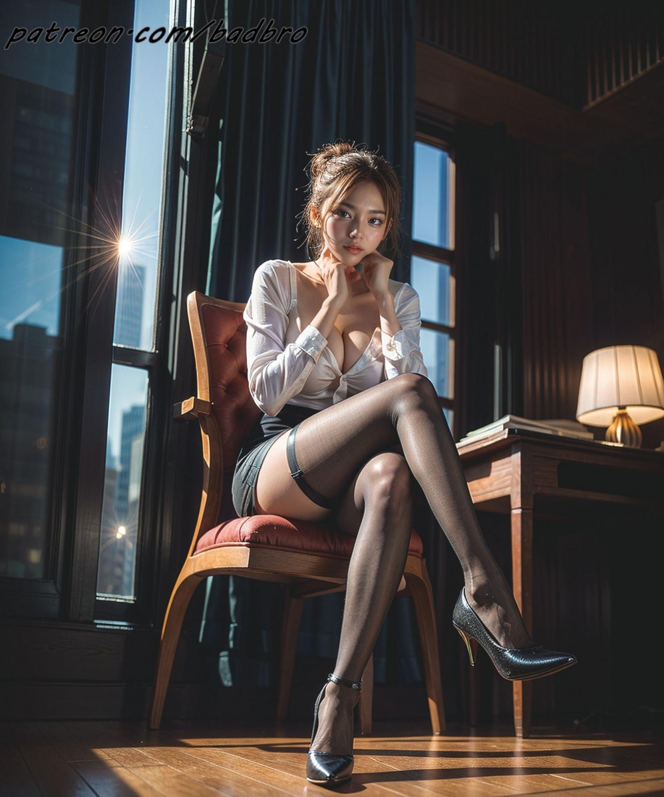 badbro_Woman with crossed legs from below