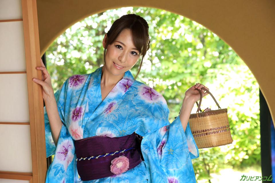 アナル挿入で歪む浴衣美女の顔 朝桐光 (23P)