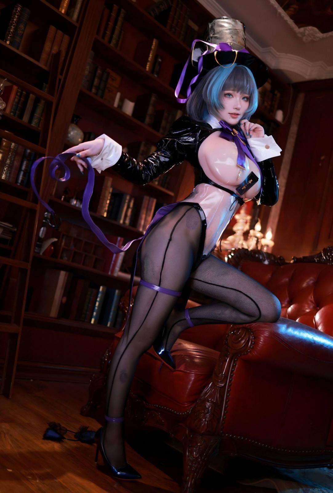 【網路收集系列】福利姬 起司塊《 柴郡魔術師 》VIP福利帖全【47P】